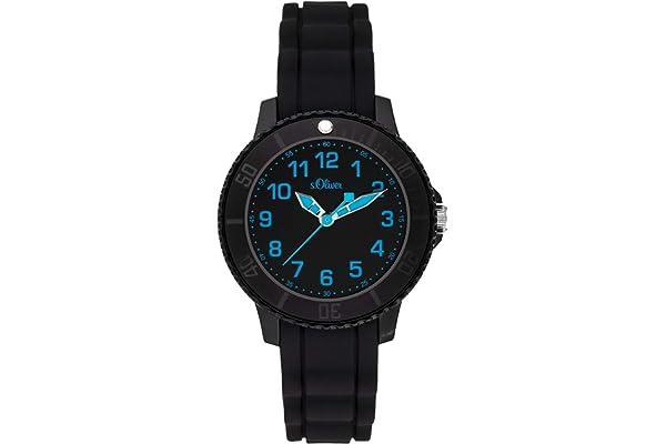 Ceas de mână cu quartz analog pentru copii s.Oliver cu curea din silicon