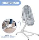 Saltea Chicco Baby Hug 4 în 1 respirabilă 75 x 38 x 2,5 cm Albă