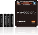 Panasonic eneloop SmartPlus 52055E40 Incarcator pentru 1-4 baterii AA/AAA NI-MH cu 4 indicatoare LED si 10 functii de securitate, Include baterii AA/Mignon, minim 2500 mAh, negru