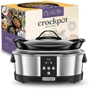 Crockpot, aragaz lent electronic | 5,7 L (5-6 persoane) | programabil cu cronometru digital de 20 de ore | Oțel inoxidabil [SCCPBPP605]