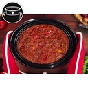 Crockpot, aragaz lent electronic | 5,7 L (5-6 persoane) | programabil cu cronometru digital de 20 de ore | Oțel inoxidabil [SCCPBPP605]