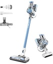 Robot aspirator ZACO V5sPro cu funcție de ștergere, robot aspirator automat, ștergere umedă 2 în 1 până la 180 mp sau aspirare, pentru podele dure, protecție împotriva căderii, fără sac, cu stație de încărcare, 22W, 300ml, auriu