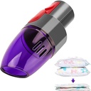 Duza mini turbina pentru aspiratorul Dyson V7 / V8 / V10 / V11 / V15, rola de perie cu eliberare rapida pentru canapea, scaun auto, fotoliu, indeparteaza acarienii si alergenii