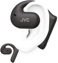 JVC Nearphones HA-NP35T-B, Căști True Wireless, Design pentru ureche deschisă, Anularea zgomotului pentru comunicare clară, Protecție împotriva apei (IPX4), Funcție de dezactivare a microfonului, Redare 17 ore, Bluetooth 5.1, (negru)
