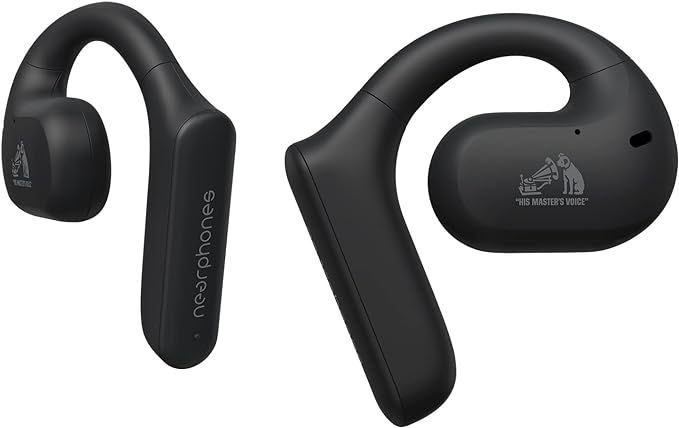 JVC Nearphones HA-NP35T-B, Căști True Wireless, Design pentru ureche deschisă, Anularea zgomotului pentru comunicare clară, Protecție împotriva apei (IPX4), Funcție de dezactivare a microfonului, Redare 17 ore, Bluetooth 5.1, (negru)