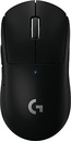 Mouse de gaming Logitech G PRO X SUPERLIGHT fără fir cu senzor HERO 25K, ultra ușor la 63 g, 5 butoane programabile, 70 de ore de viață a bateriei, picioare PTFE fără aditivi, PC/Mac - negru