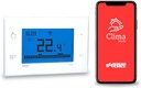 Termostat de încălzire inteligent - Termostat de încălzire WiFi, programare săptămânală, controlabil prin smartphone cu iOS și Android, compatibil cu Alexa și Google Home, negru, baterie VEMER VE788700 Tuo Wifi
