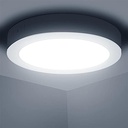 Plafoniera Aigostar LED 18W 3000K, plafoniera 1980lm ideala pentru baie, balcon, hol, bucatarie, living, lampa de baie alb cald Ø22.6cm