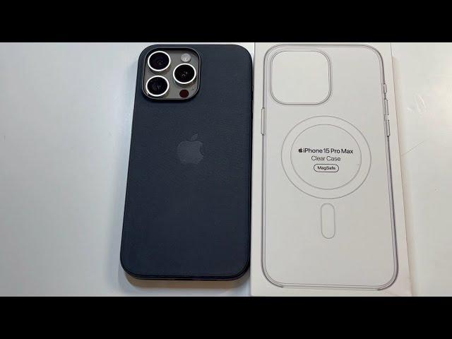 Husă transparentă Apple iPhone 15 Pro cu MagSafe