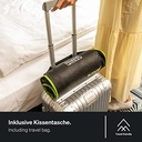 Pernă de recuperare BLACKROLL® (50 x 30 cm), pernă ortopedică pentru un somn odihnitor, pernă ergonomică cu geantă de călătorie pentru călătorie, pernă pentru gât din spumă de viscoză cu memorie, Fabricat în Germania