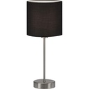 BRILONER - Lampă de noptieră cu întrerupător cu cablu, sticlă opal, dulie E14 max 25 wați, lampă de masă, lampă, lampă de birou, lampă de masă, lampă de birou, lampă de lectură pat, lampă de lectură, 12,6x15,7 cm, alb