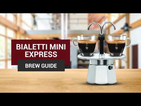 Bialetti - Mini Express Kandisky: Setul Moka contine aparat de cafea pentru 2 cesti (90ml) + 2 cesti espresso, rosu, aluminiu