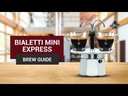 Bialetti - Mini Express Kandisky: Setul Moka contine aparat de cafea pentru 2 cesti (90ml) + 2 cesti espresso, rosu, aluminiu