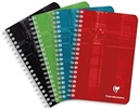 Clairefontaine 68761C - caiet spiralat 17x22 cm, 90 coli rigla frantuzeasca, 90g, culori asortate, 1 bucata
