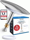 EDELER® dop de baie din 2 piese potrivire universală - dop de închidere pentru baie Ø 72 mm - dop de baie reglabil rezistent la rugină - pentru fiecare etanșare pentru cadă + etanșare alternativă GRATUITĂ