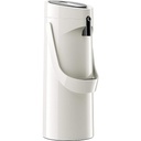Emsa GmbH 515707 Flacon termos Ponza ISO 1, 9 l, oțel inoxidabil, 17 x 16,5 x 39 cm, oțel inoxidabil, alb