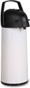 Emsa GmbH 515707 Flacon termos Ponza ISO 1, 9 l, oțel inoxidabil, 17 x 16,5 x 39 cm, oțel inoxidabil, alb