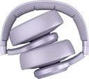 Căști supraear Bluetooth Fresh 'n Rebel Durată de redare de 35 de ore cu pernițe moi și microfon încorporat, pliabil, compatibil cu iOS și Android (Clam, Dreamy Lilac)