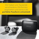 Căști Jabra Elite 85t True Wireless - Jabra Advanced Active Noise Cancelling cu durată lungă de viață a bateriei și difuzoare puternice — Carcasă de încărcare fără fir — Negru aramiu