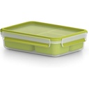 Mepal - Bento Lunchbox Take A Break Midi - Lunch Box cu Bento Box - Meal Prep Box pentru sandvișuri, gustări mici și resturi - Gustare și prânz - Cutie pentru alimente cu compartimente - 900 ml - Nordic Green