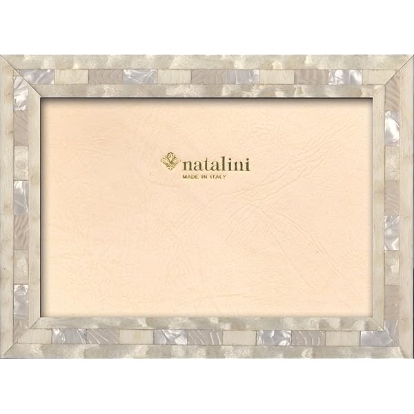 Ramă foto NATALINI MPB Bianco 20X25 cu suport pentru masă, Lemn de lalele, alb, 20 x 25 x 1,5