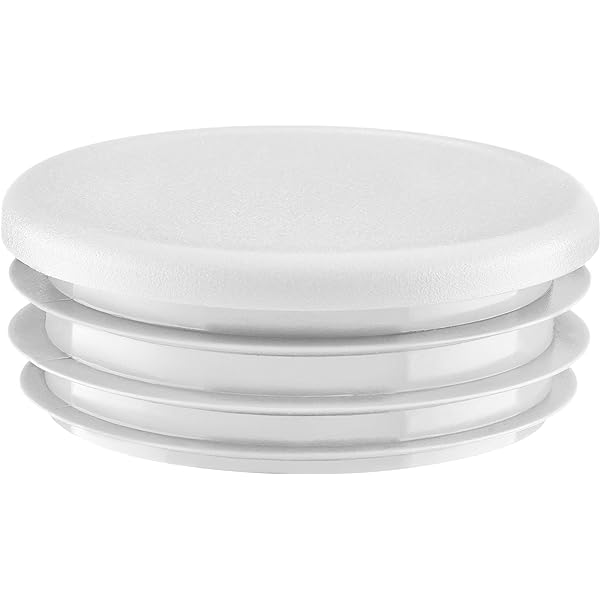 dopuri lamelare PD® rotunde 50 mm pentru țeavă rotundă - capace rotunde din plastic PE - dopuri țevi 50 mm pentru acoperirea țevilor țevi de oțel, țevi din oțel inoxidabil, țevi de aluminiu și profile de aluminiu - dopuri rotunde negre - 4 buc.
