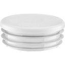 dopuri lamelare PD® rotunde 50 mm pentru țeavă rotundă - capace rotunde din plastic PE - dopuri țevi 50 mm pentru acoperirea țevilor țevi de oțel, țevi din oțel inoxidabil, țevi de aluminiu și profile de aluminiu - dopuri rotunde negre - 4 buc.