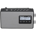 Radio digital Panasonic RF-D10EG-K (tuner DAB+/FM, funcționare la rețea și la baterie) negru