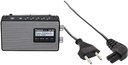 Radio digital Panasonic RF-D10EG-K (tuner DAB+/FM, funcționare la rețea și la baterie) negru