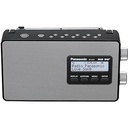 Radio digital Panasonic RF-D10EG-K (tuner DAB+/FM, funcționare la rețea și la baterie) negru