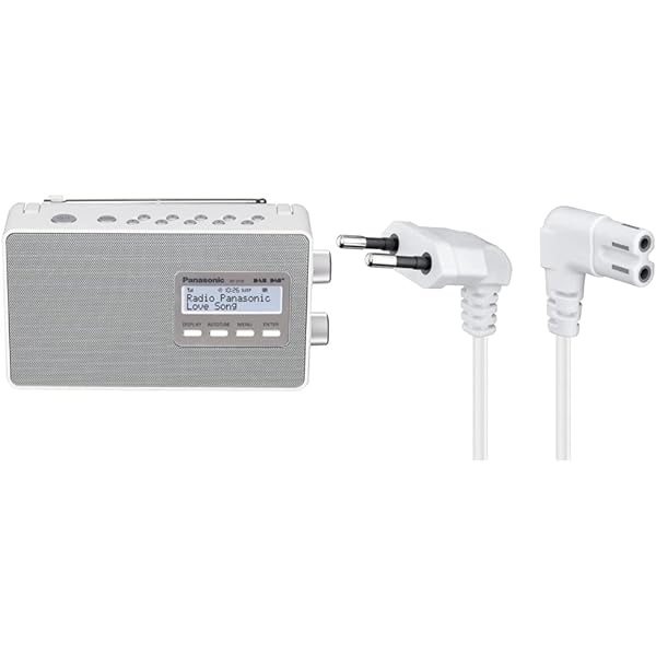 Radio digital Panasonic RF-D10EG-K (tuner DAB+/FM, funcționare la rețea și la baterie) negru