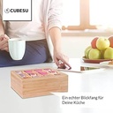 Cutie de ceai din bambus Paulson&Svenson 100% certificat FSC