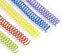 Bobine de legare RAYSON, 50 de coli, 9,5 mm, pas 3:1, negru, 100 de bucăți
