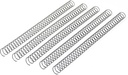 Bobine de legare RAYSON, 50 de coli, 9,5 mm, pas 3:1, negru, 100 de bucăți