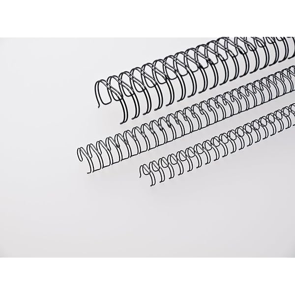 Elemente de legare cu pieptene din sârmă Renz One Pitch în pas 2:1, 23 bucle, diametru 19,0 mm, 3/4 inch, negru