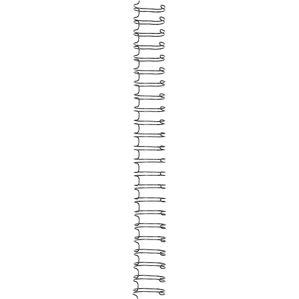 Elemente de legare cu pieptene din sârmă Renz One Pitch în pas 2:1, 23 bucle, diametru 19,0 mm, 3/4 inch, negru