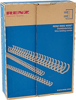 Elemente de legare pentru sârmă Renz Uno Pitch Comb în pas 2:1, 23 bucle, diametru 19,0 mm, 3,4 inchi, negru