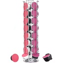 Suport capsule de cafea SYSYLY compatibil cu capsule Dolce Gusto, suport pentru capsule de cafea Pad cafea Dolce Gusto, dozator capsule/suport capsule/suport capsule, argintiu.