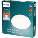 Ilumină interioară Steinel LED RS 16 S sticlă opal, 9,3 W aplică, detector de mișcare 360°, rază max.3 - 8 m, 918 lm, alb, standard