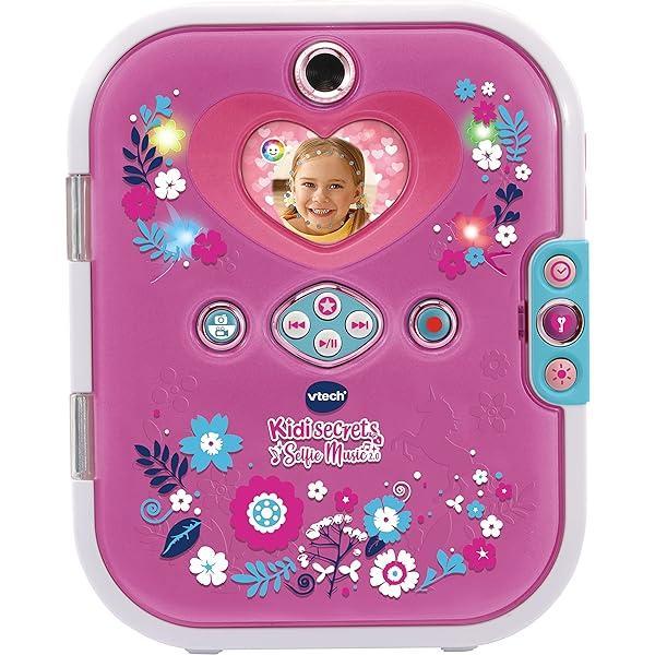 VTech Kidisecrets Selfie Music 2.0 - jurnal pentru copii cu 2 camere, MP3 player, recunoaștere facială, efecte de iluminare și multe altele - pentru copii cu vârsta între 6-12 ani