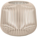 suport de lumanare draadwerk® | Set 4 felinare decor de masa | Pahare tealight | Metal acoperit cu pulbere și sticlă întunecată | Pentru apartament si balcon | Ambianță atmosferică | Negru Negru)