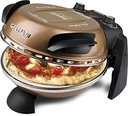 G3 Ferrari G10006 Pizza Express Pleasure, Cuptor pentru pizza, 1200 W, 400°C, Rock ignifug (diametru 31 cm), Timer 5', Carte de bucate inclusă, Negru, 31,6 x 31,6 x 25 cm [Clasa de energie A]