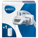 Filtru de apă BRITA On Tap pentru robinet cu afișaj digital LCD, inclusiv 1 cartuș de filtru - reduce clorul, microplastele, bacteriile și metalele grele / filtrează până la 600 de litri de apă de la robinet