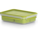 Mepal - Bento Lunchbox Take A Break Midi - Lunch Box cu Bento Box - Meal Prep Box pentru sandvișuri, gustări mici și resturi - Gustare și prânz - Cutie pentru alimente cu compartimente - 900 ml - Nordic Green