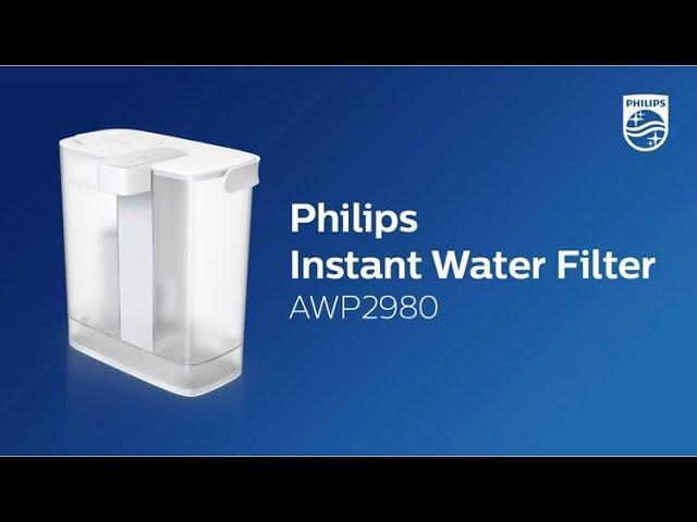 Filtru de apă instantaneu Philips - capacitate de 3 l, flux rapid de 1 l/min, reîncărcabil prin USB-C
