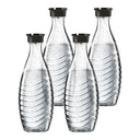 Carafa de sticlă SodaStream DuoPack, sticle de schimb potrivite pentru aparatul de sifon SodaStream Crystal și Penguin, 2 carafe de sticlă de 0,6 L