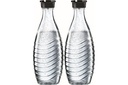 Carafa de sticlă SodaStream DuoPack, sticle de schimb potrivite pentru aparatul de sifon SodaStream Crystal și Penguin, 2 carafe de sticlă de 0,6 L