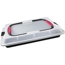 Zenker 7903 Recipient pentru tort din foaie „Special to go” - tava de copt cu capac si manere moi, antiaderent, 42,5x29,5 cm