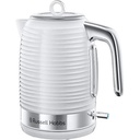 Fierbător Russell Hobbs [1,7 l, 2400 W] Inspire Grey cu structură de înaltă calitate, lucioasă (funcție de gătit sub presiune, filtru de calcar detașabil, indicator de nivel al apei, capac detașabil) ceainic 24363-70