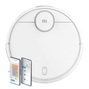 Robot aspirator Xiaomi Mi Robot Vacuum-Mop 2S (putere de aspirare 2200Pa, senzori LDS, recipient de praf de 300 ml, rezervor de apă de 200 ml, aplicație Mi Home, Alexa, Asistent Google) alb